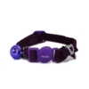 Ancol Velvet Heart Cat Collar Purple