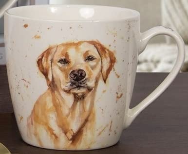 The Leonardo Collection Man's Best Friend Porcelain Mug lab dog
