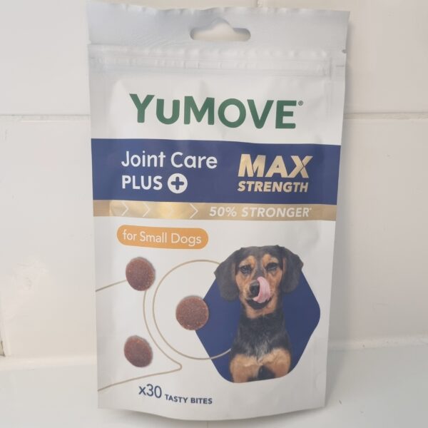 Yumove Joint care plus max strength for small dogs pack of 30